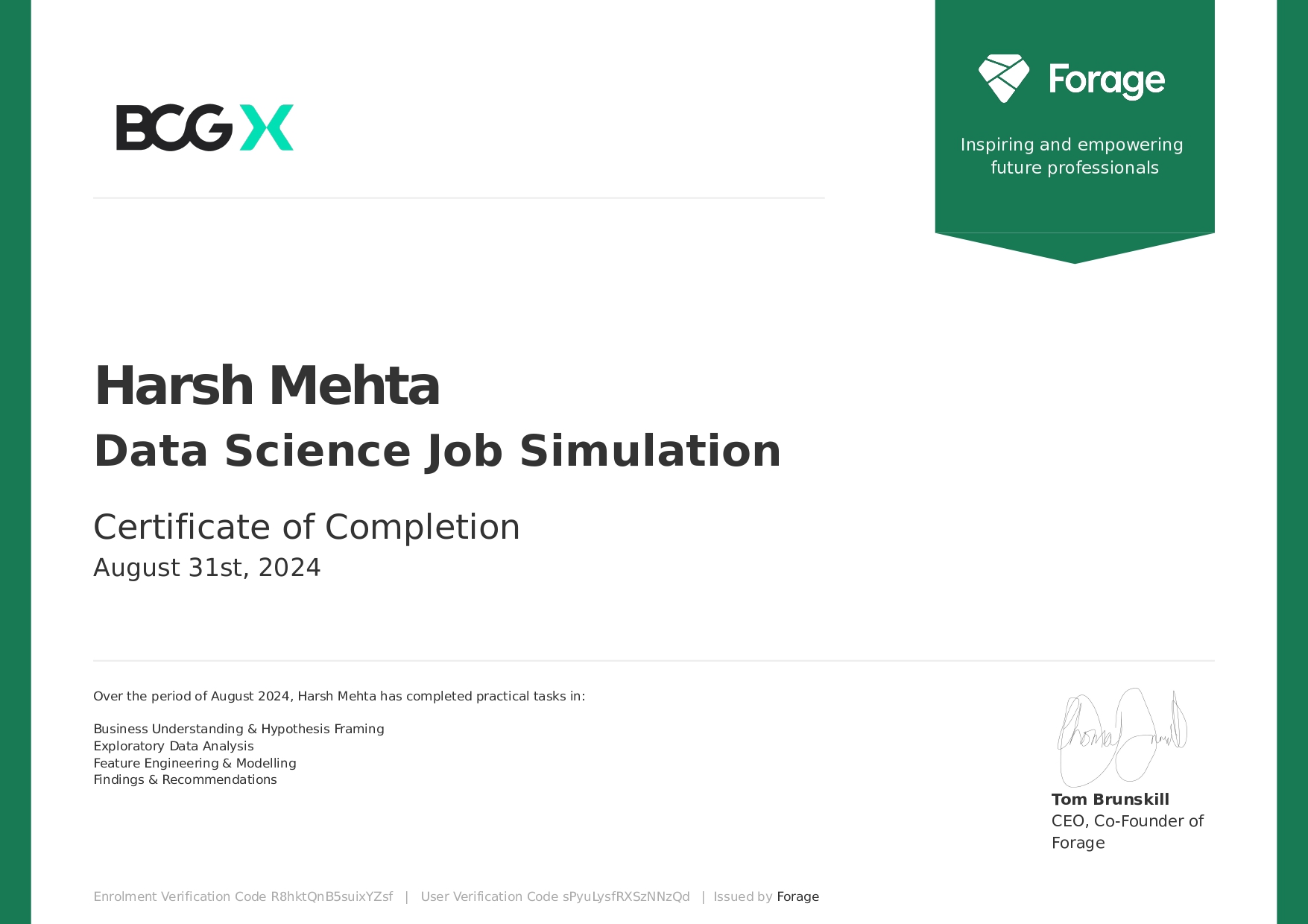 Certificate 2